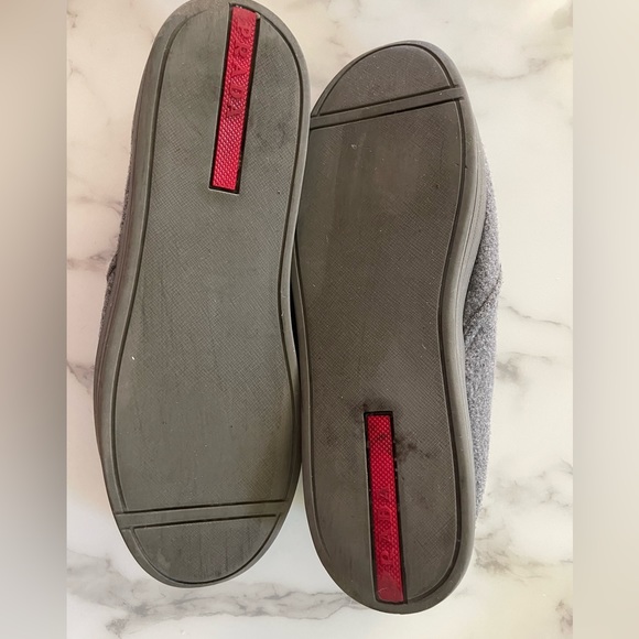Prada Ardesia Wool Slip On Sneakers - Picture 6 of 7